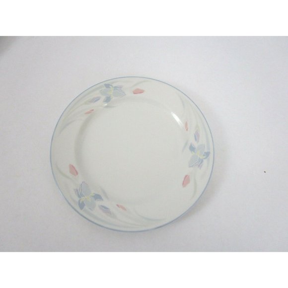 Iris Pattern Dinner Place Setting 4 Pieces Plate Bowl Cup Fresh Flowers by Excel - Picture 6 of 9